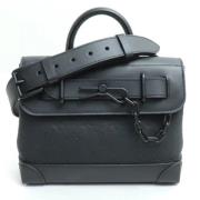 Pre-owned Leather louis-vuitton-bags Louis Vuitton Vintage , Black , D...