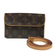 Pre-owned Fabric louis-vuitton-bags Louis Vuitton Vintage , Brown , Da...