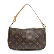 Pre-owned Canvas handbags Louis Vuitton Vintage , Brown , Dames