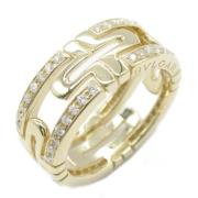 Pre-owned Pearl rings Bvlgari Vintage , Yellow , Dames