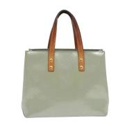 Pre-owned Leather louis-vuitton-bags Louis Vuitton Vintage , Gray , Da...