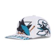 San Jose Sharks Platte Klep Pet Mitchell & Ness , Multicolor , Unisex