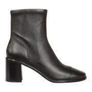 Cap-Toe Heel Enkellaars Tory Burch , Black , Dames