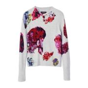 Bloemen Trui Herfst/Winter Collectie Desigual , Multicolor , Dames