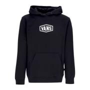 Zwarte Checkerboard Research Hoodie Lange Mouw Vans , Black , Heren