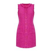 Tweed Jurk Kate Spade , Pink , Dames