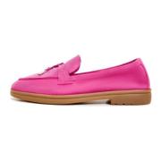 Klassieke platte loafers - Fuchsia Cesare Gaspari , Pink , Dames