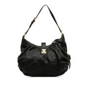 Pre-owned Leather crossbody-bags Louis Vuitton Vintage , Black , Dames