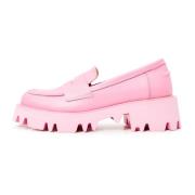 Chunky Platform Loafers - Pink Cesare Gaspari , Pink , Dames