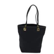 Pre-owned Canvas totes Gucci Vintage , Black , Dames