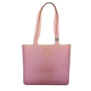 Pre-owned Fabric chanel-bags Chanel Vintage , Pink , Dames