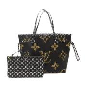 Pre-owned Canvas totes Louis Vuitton Vintage , Black , Dames