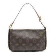 Pre-owned Canvas handbags Louis Vuitton Vintage , Brown , Dames