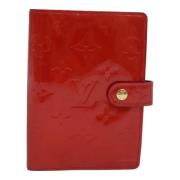 Pre-owned Leather home-office Louis Vuitton Vintage , Red , Dames