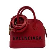 Pre-owned Leather balenciaga-bags Balenciaga Vintage , Red , Dames