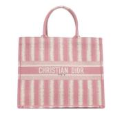 Pre-owned Canvas totes Dior Vintage , Pink , Dames