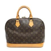 Pre-owned Canvas handbags Louis Vuitton Vintage , Brown , Dames