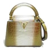 Pre-owned Leather louis-vuitton-bags Louis Vuitton Vintage , Beige , D...