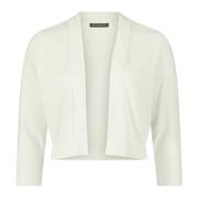 Chic 3/4 Mouw Fijngebreide Bolero Betty Barclay , Beige , Dames