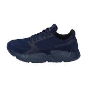 Heren Textiel Sneakers Kazar Studio , Blue , Heren