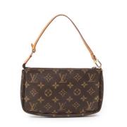 Pre-owned Canvas handbags Louis Vuitton Vintage , Brown , Dames