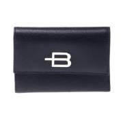 Wallet in Zwart Saffiano Baldinini , Black , Dames