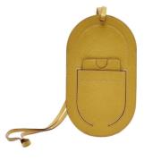 Pre-owned Leather home-office Hermès Vintage , Yellow , Dames