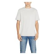 Casual Katoenen T-shirt voor Mannen Antony Morato , Gray , Heren