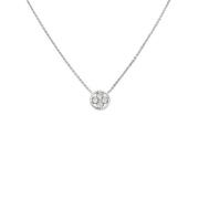 Pre-owned White Gold necklaces Louis Vuitton Vintage , White , Dames