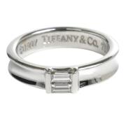 Pre-owned White Gold rings Tiffany & Co. Pre-owned , Gray , Dames