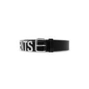 Logo riem Vetements , Black , Unisex