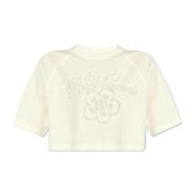 Korte T-shirt Kenzo , Beige , Dames