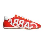 Multicolor Leren Lage Top Logo Sneakers Dolce & Gabbana , Multicolor ,...