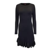 Gerimpelde Gebreide Jurk Zwart Altuzarra , Black , Dames