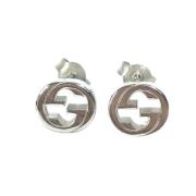 Pre-owned Silver earrings Gucci Vintage , Gray , Dames