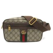 Pre-owned Canvas gucci-bags Gucci Vintage , Brown , Dames