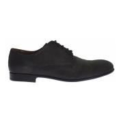 Groene Leren Formele Derby Schoenen Dolce & Gabbana , Black , Heren