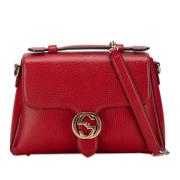 Pre-owned Leather gucci-bags Gucci Vintage , Red , Dames