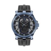 Blauw Heren Kwarts Analoog Horloge Police , Blue , Heren