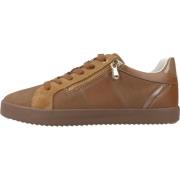 Stijlvolle Sneakers voor Dames Geox , Brown , Dames