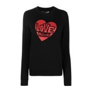 Hoodies Love Moschino , Black , Dames