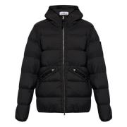 Lichtgewicht Dons Blouson Jas Stone Island , Black , Heren