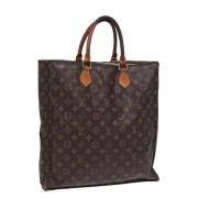 Pre-owned Canvas handbags Louis Vuitton Vintage , Brown , Dames