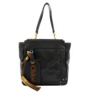 Pre-owned Leather shoulder-bags Chloé Pre-owned , Black , Dames