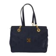 Pre-owned Fabric shoulder-bags MCM Pre-owned , Blue , Dames