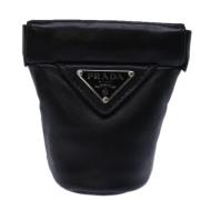 Pre-owned Leather prada-bags Prada Vintage , Black , Dames