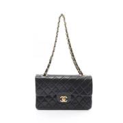 Pre-owned Leather chanel-bags Chanel Vintage , Black , Dames