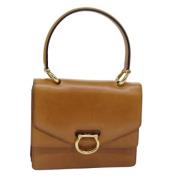 Pre-owned Leather handbags Celine Vintage , Brown , Dames