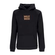 Zwarte Letterblok Hoodie met Logo Dolly Noire , Black , Heren