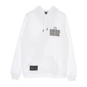 Witte Cruiser Hoodie met Kangoeroezak Dolly Noire , White , Heren